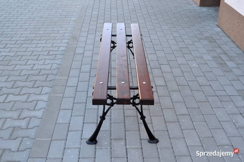 Ławka Parkowa Ogrodowa bez oparcia Miejska Wałdowo