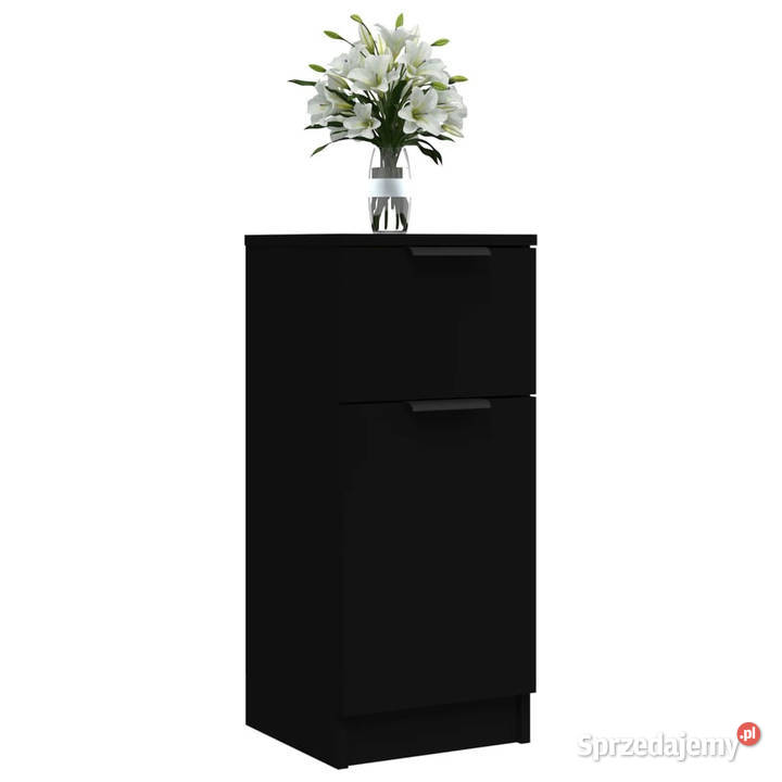 Szafka czarna 30x30x70 materiał drewnopochodny