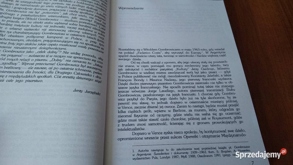 Gombrowicz w Europie świadectwa i dokumenty Gdańsk