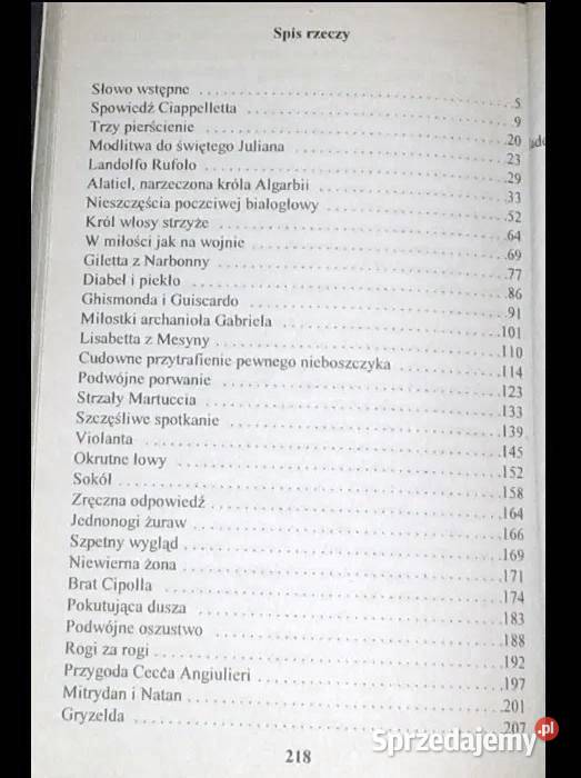 Dekameron Giovanni Boccaccio