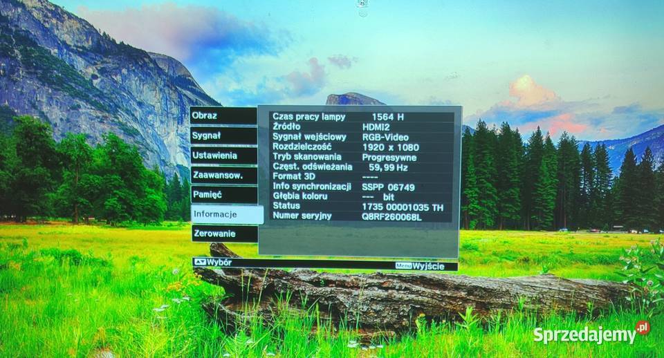 Projektor Epson EHTW6000 3D Full HD pilot Łódź