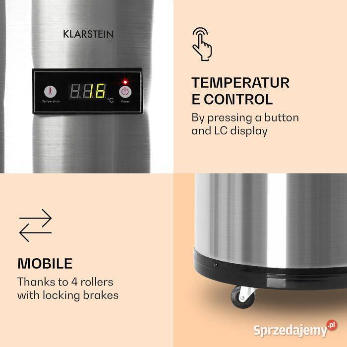 Nowa Lodówka Barowa Klarstein na Napoje Piwo