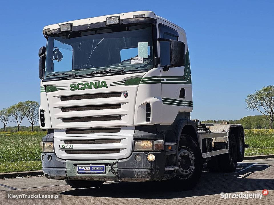 Scania R420 6X2 FULL STEEL MAN hakowiec 2006 Rok produkcji 2006 Samochody ciężarowe