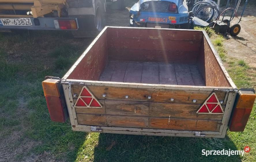 Przyczepka do kosiarka traktorek ogrodowa Traktorki Błaszki sprzedam