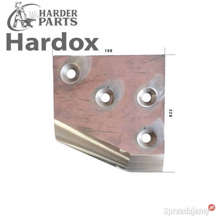 Nóż półtrójkątny HARDOX części do wycinaka kiszonki KREATEC