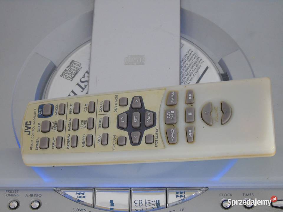 Wieża JVC pilot RDS CD AUX kolumny WYSYŁKA Jasło sprzedam