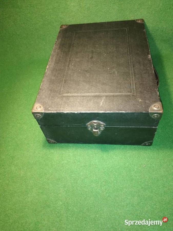 Gramofon stary walizkowy na korbkę RECORD Gorzów Wielkopolski