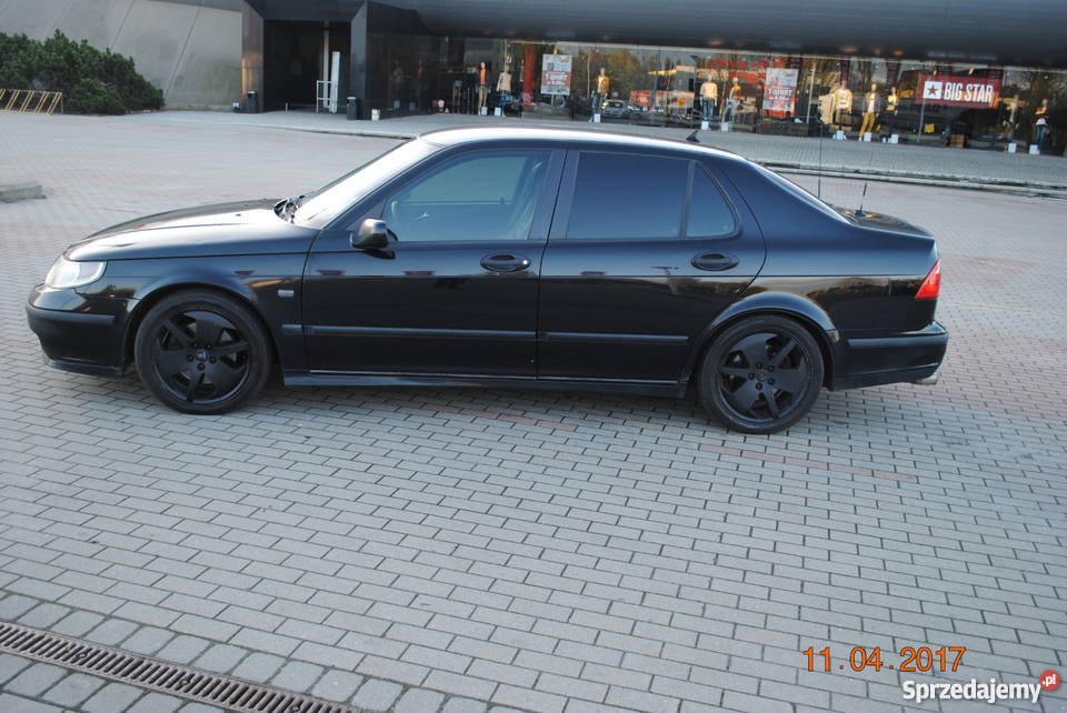 Saab 95 czarny SAABolot V6 xenon skóra prawnika Motoryzacja Warszawa sprzedam
