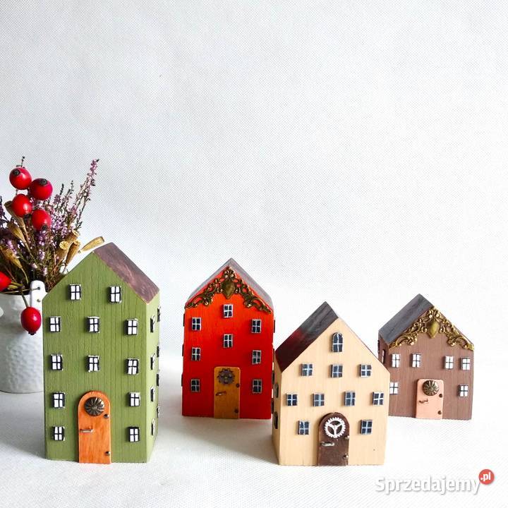 Jesienne Domki ciepło drewna i barwy natury wielokolorowy Pozostałe Wrocław