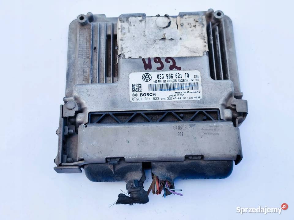 VW Golf V STEROWNIK KOMPUTER SILNIKA 19TDI wielkopolskie Przemęt