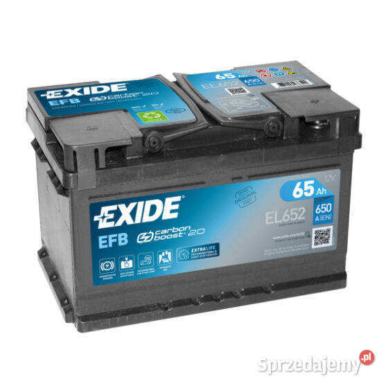 Akumulator 65Ah 650A Exide Start Stop EFB LB3 P