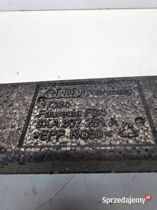 ABSORBER ZDERZAKA PRZÓD AUDI A1 8X LIFT Wzmocnienia, belki i wsporniki