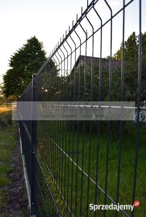 Brama dwuskrzydłowa rozwierana panel 3D fi5mm skrzydłowa kujawsko-pomorskie Toruń