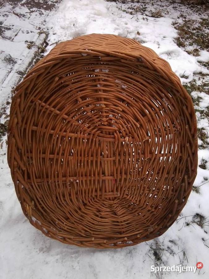 Wiklinowe przenośne legowisko kota psa