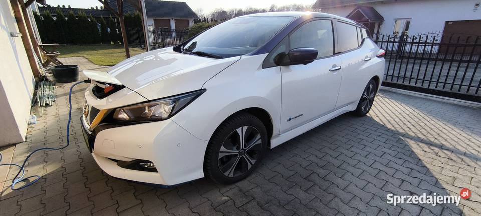 Nissan Leaf 2019 Tekna 62kWh 217HP najbogatsza automatyczna Motoryzacja dolnośląskie Olszyna