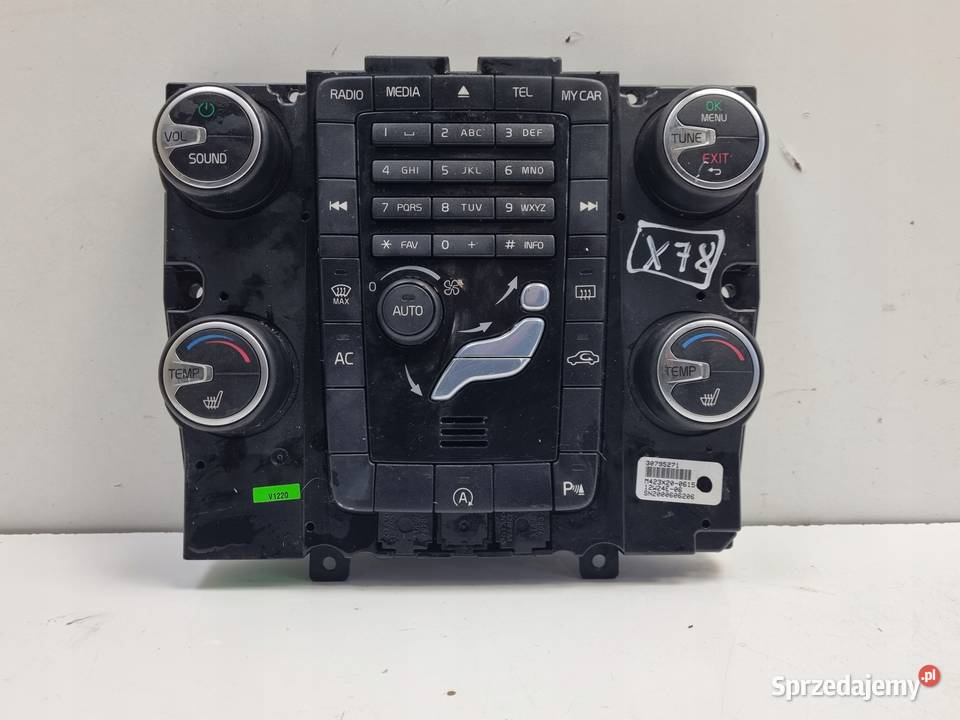 PANEL KLIMATYZACJI Volvo S60 II V60 I Nawiewu Rudka