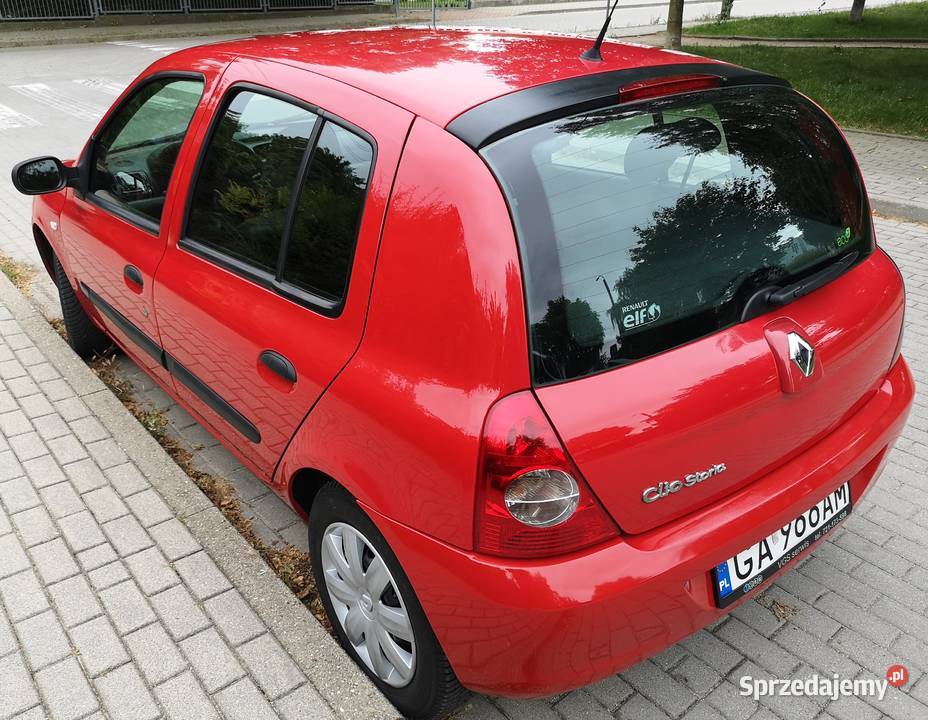 Renault Clio 2 Campus 12 2008 Bezwypadkowy Klima Gdynia sprzedam