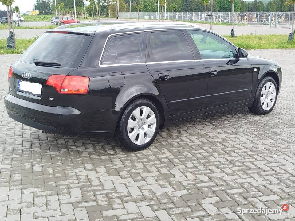 Czarne audi A4 B7 20 Benzyna Gaz sekwencja 2005 immobilizer Świdnik
