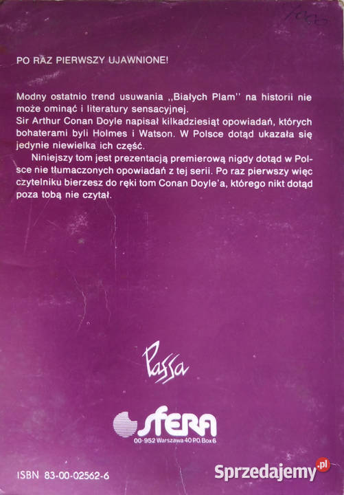 Ostatnia zagadka Sherlocka Holmesa A C Doyle Limanowa