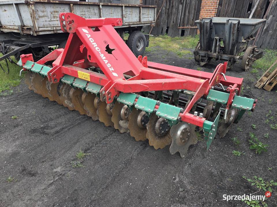 Agregat talerzowy AgroMasz talerzówka nieuszkodzony Kalisz sprzedam