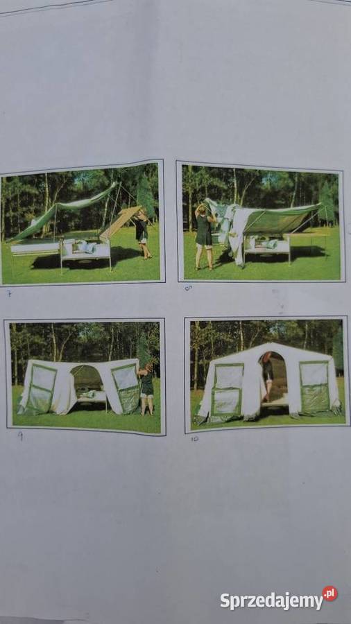 Przyczepa Kampingowa Rozkładana Konopiska