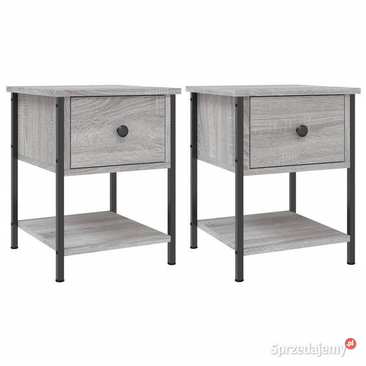 Stoliki nocne 2 szary dąb sonoma 34x355x45 mazowieckie Warszawa sprzedam