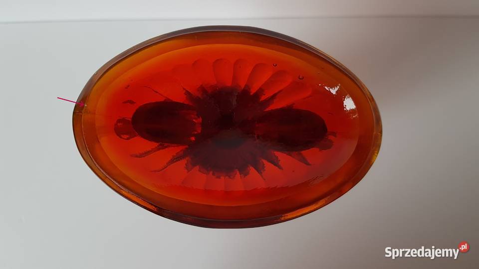 Wazon puchar okolicznościowy Ząbkowice kolorowe Porcelana i szkło
