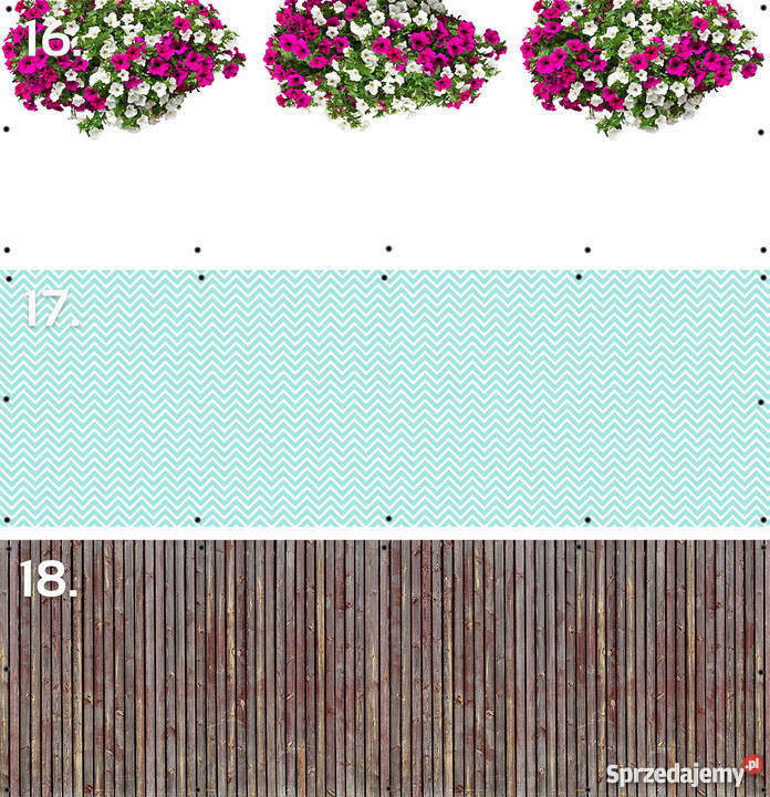 Osłony balkonowe na wymiar Mata balkonowa osłona Tychy