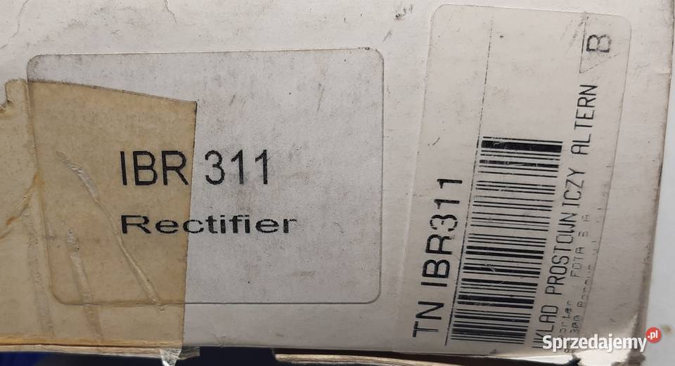 MOSTEK PROSTOWNICZY VW AUDI SEAT VOLVO IBR311 Mielęcin