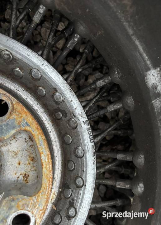 Felgi szprychowe 13 4x1143 55J England unikat Warszawa sprzedam