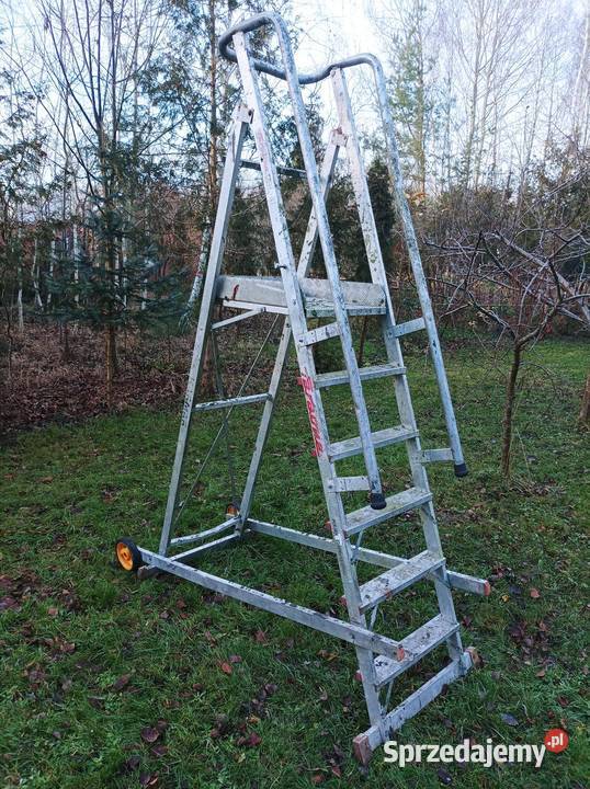 Drabina aluminiowa Faraone Sprzęt i akcesoria budowlane