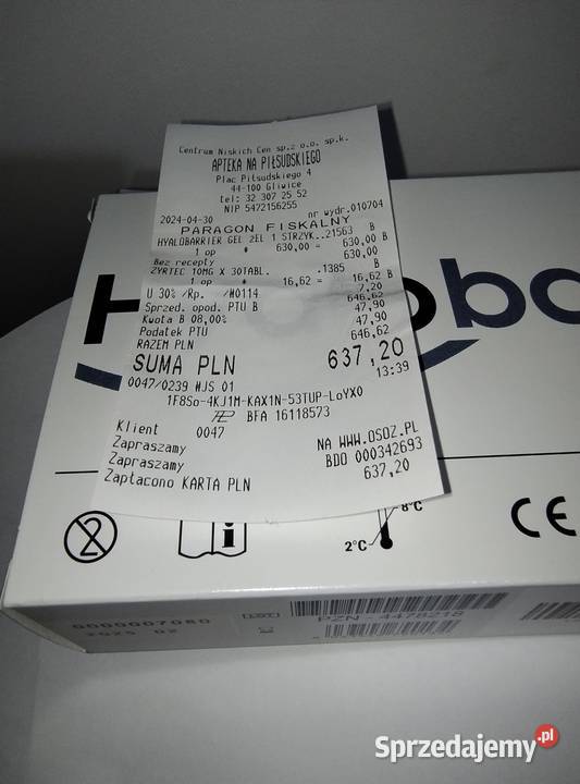 Hyalobarrier Gel na zrosty cesarskim cięciu Pozostałe