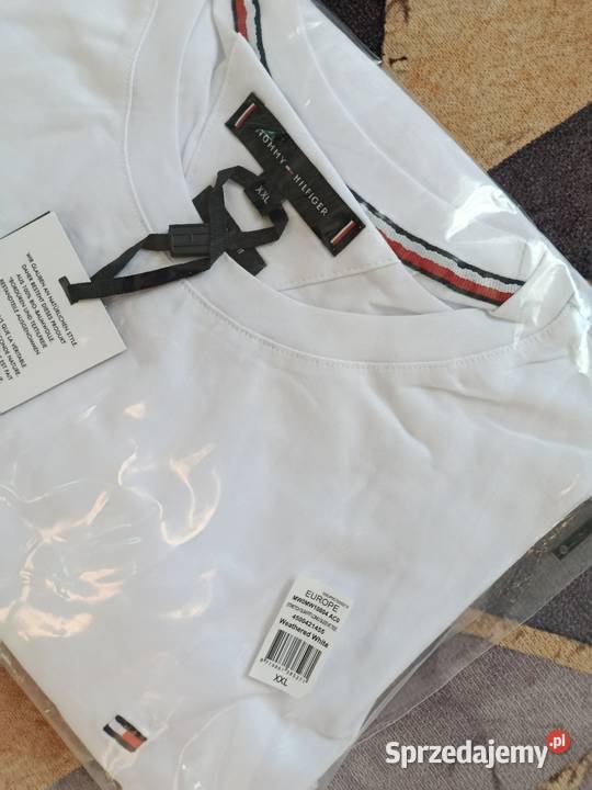 Longsleeve Tommy Hilfiger najwyższa jakość biały podlaskie Białystok