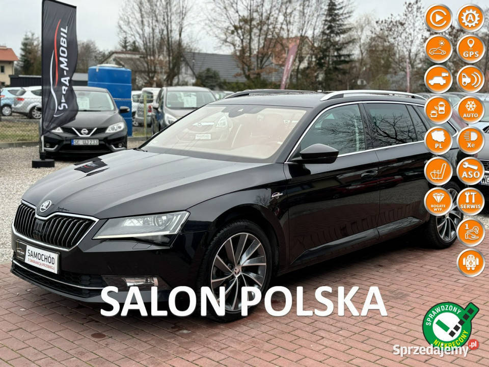 koda Superb Salon Polska DSG Niski elektrochrom. lusterka boczne sprzedam
