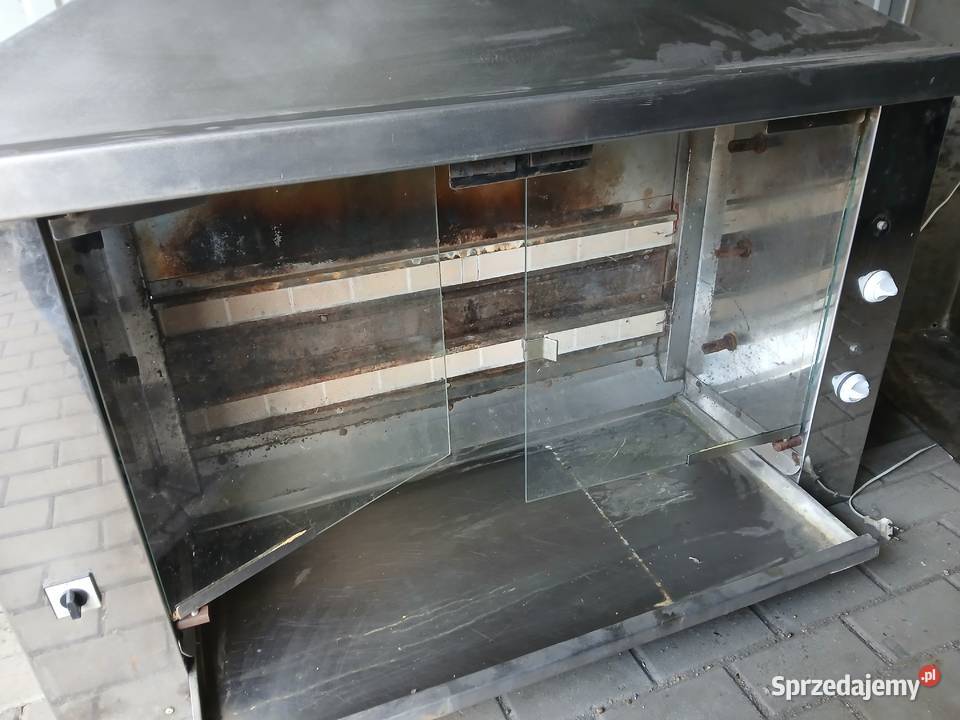 Rożen gazowy 3 bagnety szklane drzwi Gniezno sprzedam