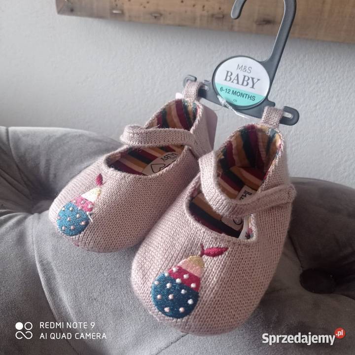 Buciki MarkSpencer 12 beż 612 msc dziewczynka Lubartów