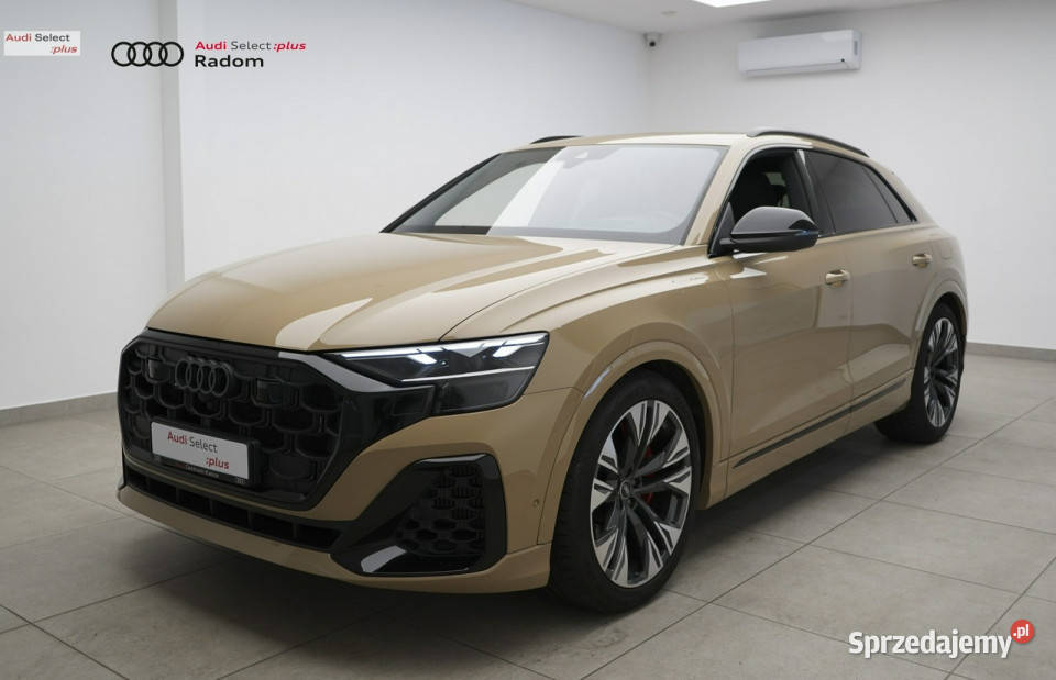 Audi Q8 55 TFSIe 394 Quattro Sline Kamera 360 ogrzewanie postojowe świętokrzyskie Kielce sprzedam