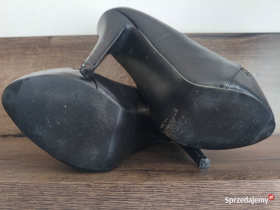 Czarne wysokie szpilki Bełżyce sprzedam