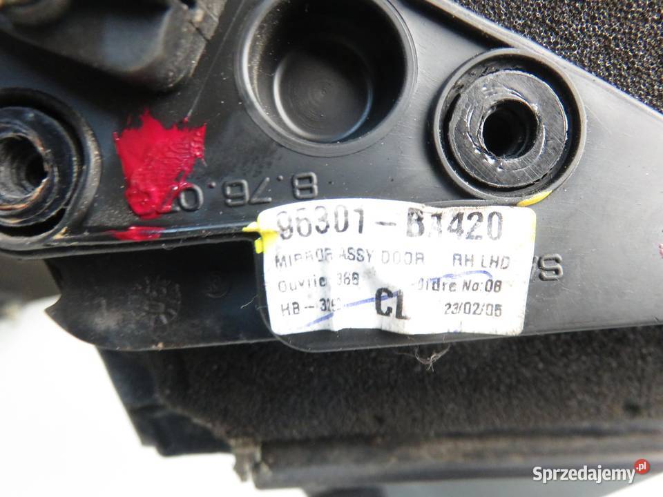 LUSTERKO PRAWE NISSAN PRIMERA P12 96301BA420 K30 Karoseria