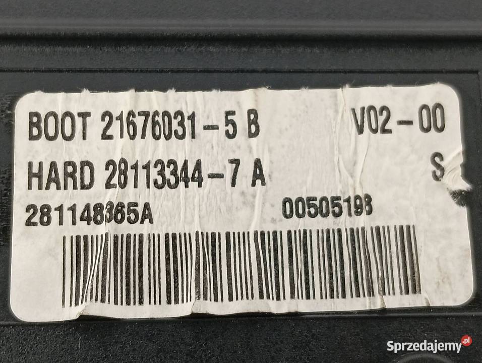 SKRZYNKA BSI 281148365A H04 Citroen C5 I Rok produkcji 2005 świętokrzyskie