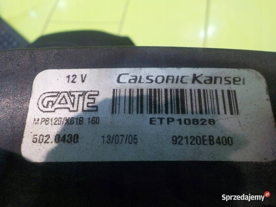 NISSAN NAVARA III D40 25 DCI AUT 05r wentylator Suków