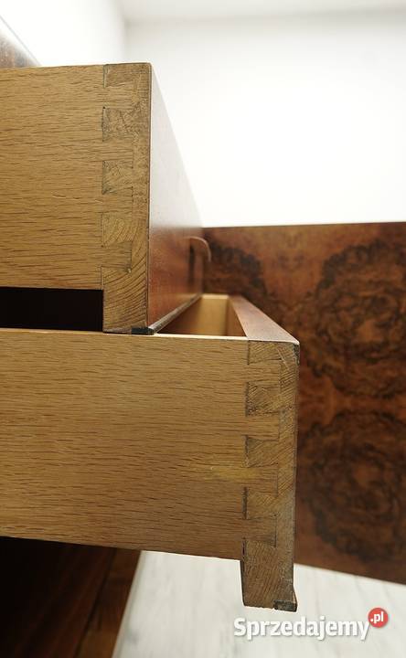 Antyczna komoda z lat 30tych w stylu art deco Jerka
