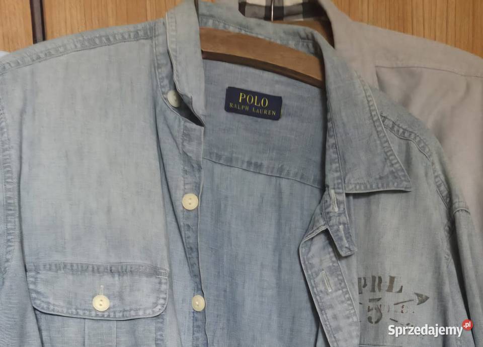 Ralph Lauren L piękna koszula niebieska jeans Warszawa sprzedam
