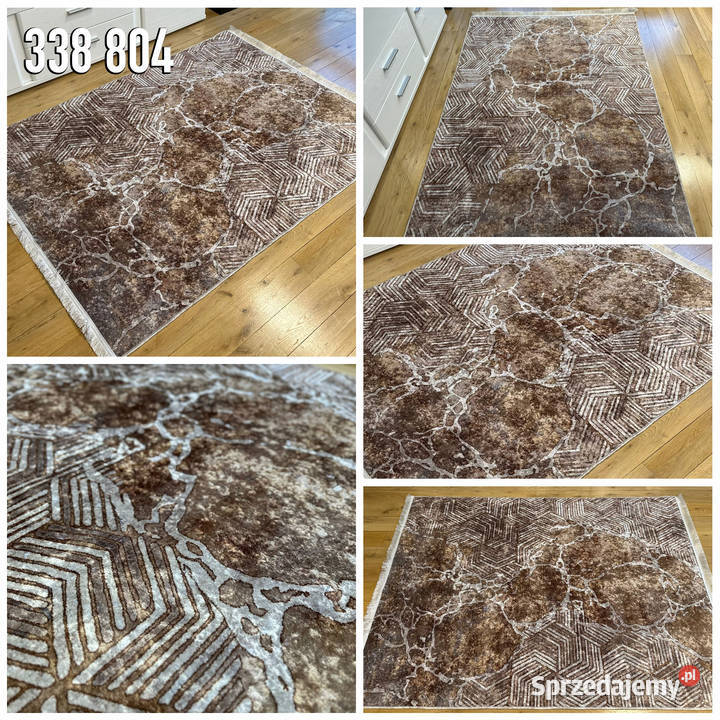 NOWOCZESNY DYWAN 130X190 PRINT 338804 CIENKI Białystok