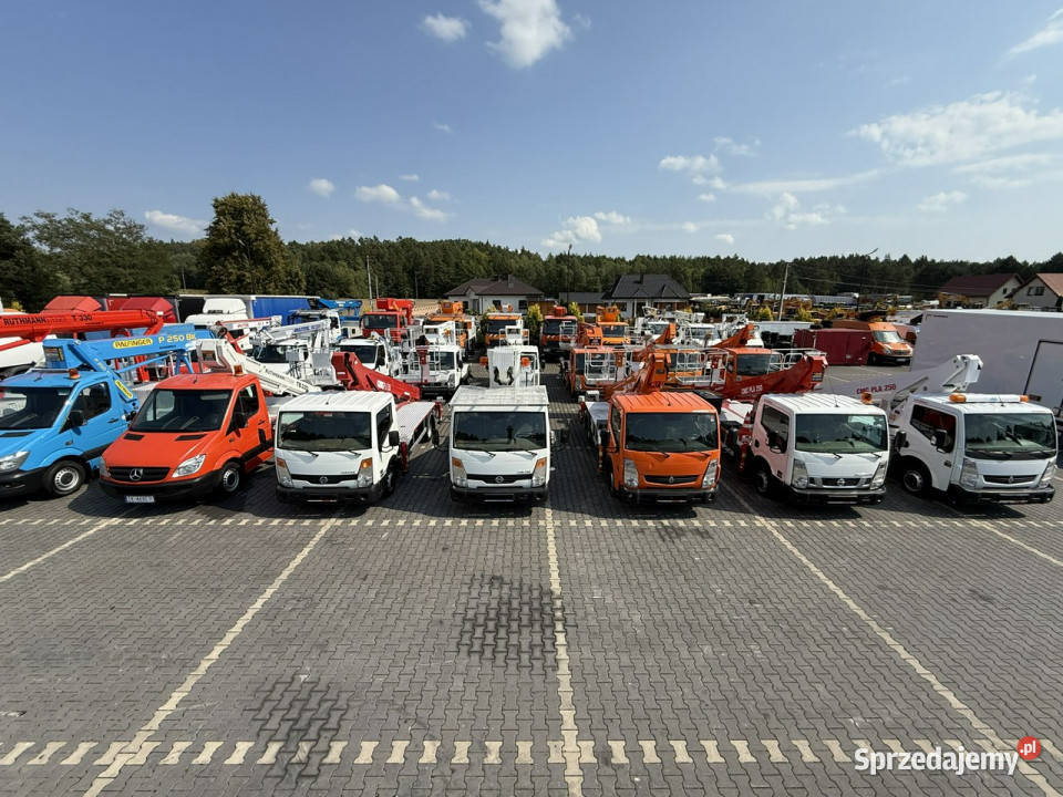 Mercedes Atego 818 E6 4x4 Zwyżka PALFINGER P250 świętokrzyskie Widełki