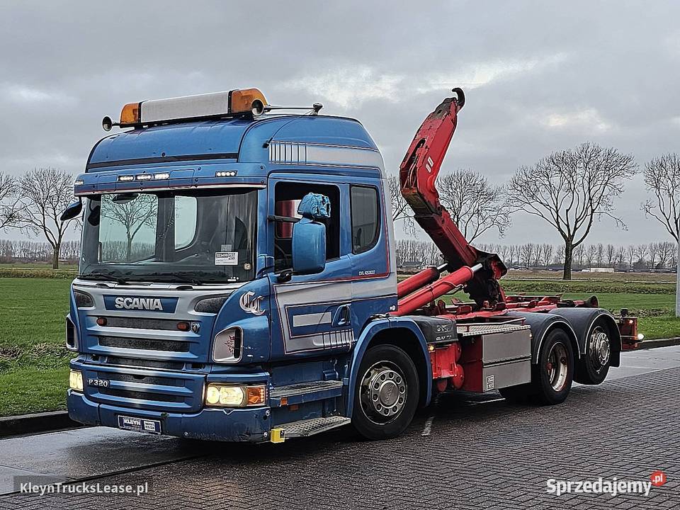 Scania P320 LOW ENTRY 6X24 HIAB hakowiec 2011