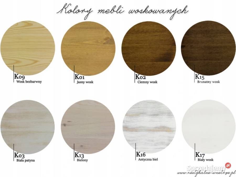 Drewniany zestaw mebli kuchenny do PRODUCENTA Maków Podhalański