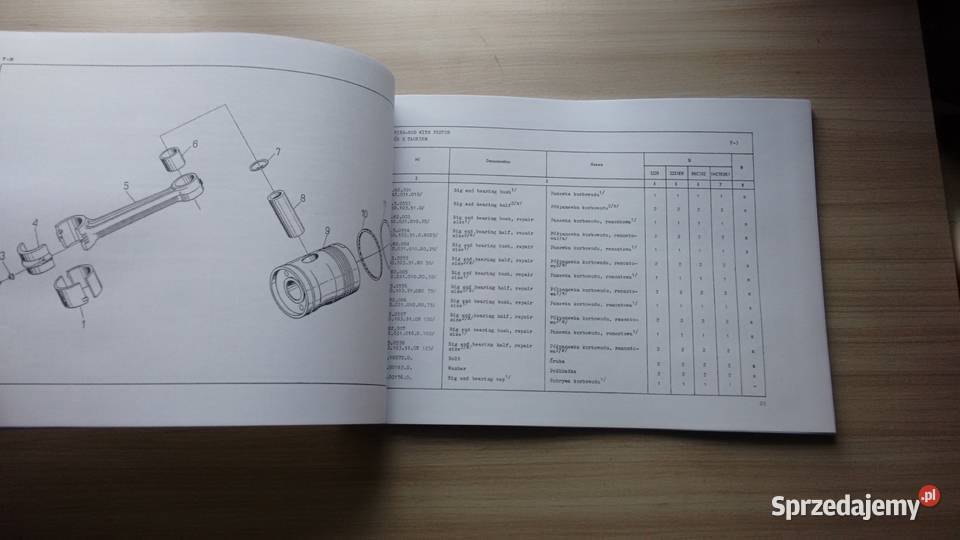 Andoria s 12s15 s231 1HC102 katalog części podkarpackie