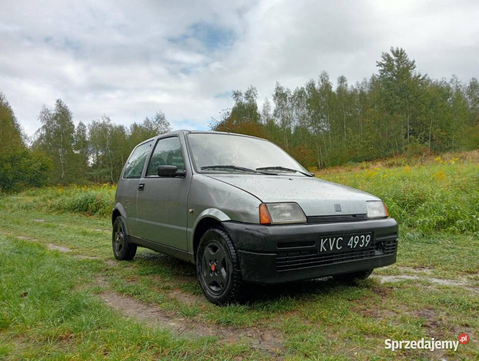 Fiat Cinquecento 900 1996r Czarne Blachy