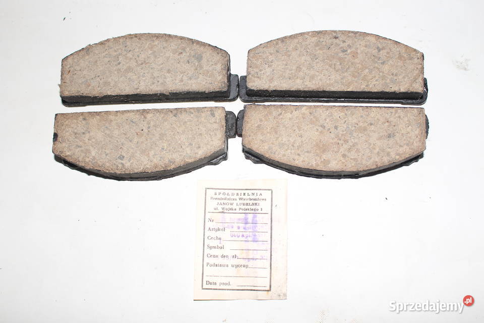Klocki hamulcowe FSO Fiat 125 ze starych zapasów osobowe Biłgoraj